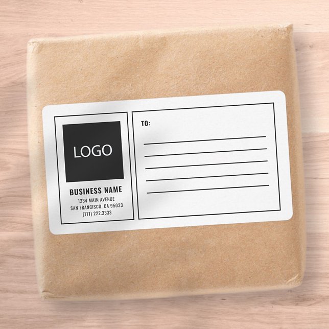 Modern Business Square Logo Mailing Shipping (Creator Uploaded)