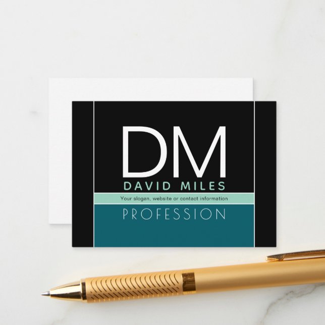 Modern Business Template | All Colours Customisabl (Front/Back In Situ)