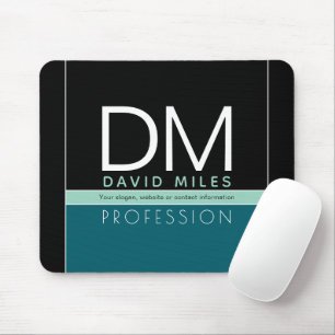 Modern Business Template All Colours Customisabl Mouse Mat