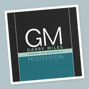 Modern Business Template All Colours Customisabl Napkin