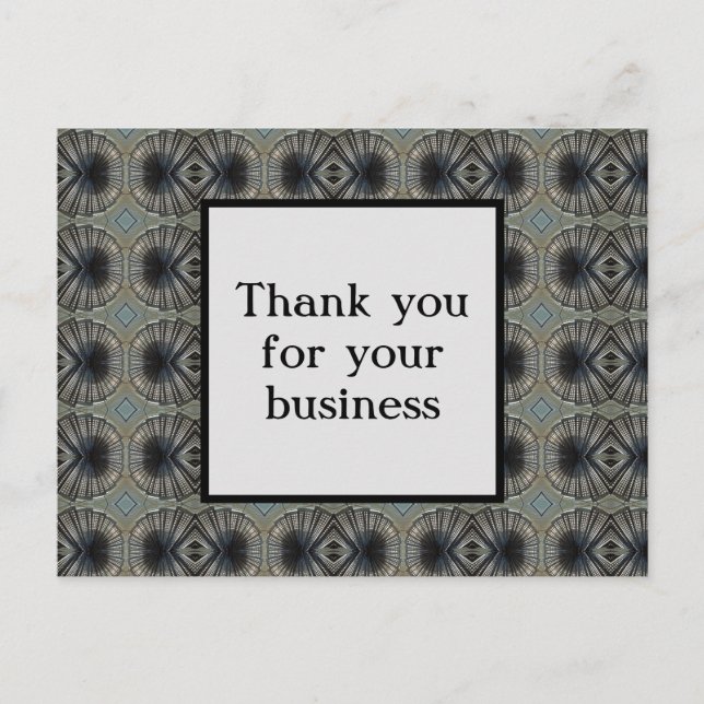 Modern Business Thank You Customer Appreciation Postcard (Front)