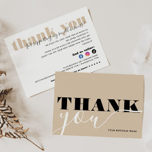 Modern Business Thank You For Your Purchase Order Invitation