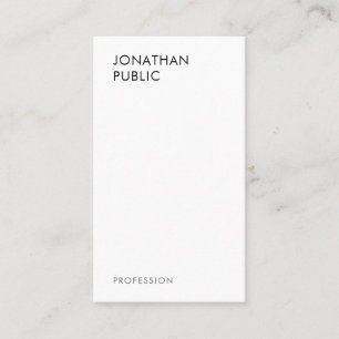 Modern Businesscards Trendy Elegant Professional Business Card