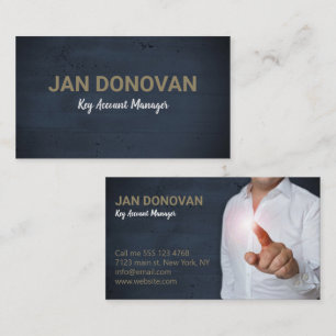 Modern Businessman Casual Key Account Manager Business Card