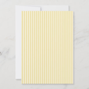 Modern Butter Yellow Wedding Invitation