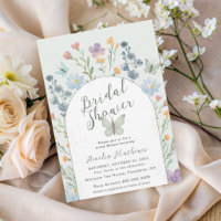 Modern Butterfly & Floral Bridal Shower