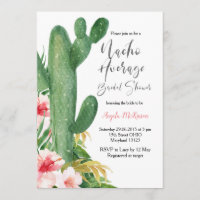Modern Cactus Nacho Average Bridal Shower