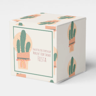 Modern Cactus Potted Plant Rainbow Party Favour Bo Box