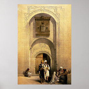Modern Cairo Mansion, Arabesque, Roberts/Haghe Art Poster