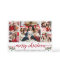 Modern Calligraphy 5 Photo Family Christmas Red