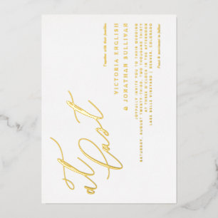 Modern Calligraphy At Last Wedding