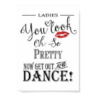 Modern Calligraphy Bathroom wedding print