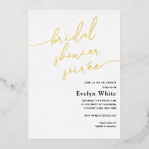 Modern Calligraphy Bridal Shower Soirée