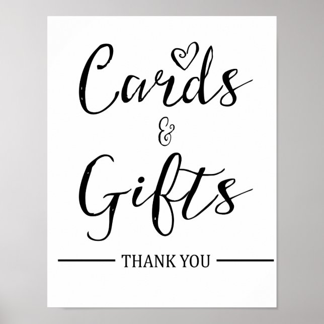 Modern Calligraphy Cards and gift print (Front)
