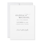 Modern Calligraphy Chic Photo Wedding