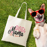 Modern Calligraphy | DOG MAMA | DOG MOM Tote Bag<br><div class="desc">Modern calligraphy dog lovers text Tote Bag combines both style and inspiration. The text adds a pop of personality and positivity to any outfit. Whether you're heading to the office, running errands, or going on a weekend getaway, this tote bag will be your go-to an accessory. You can change the...</div>