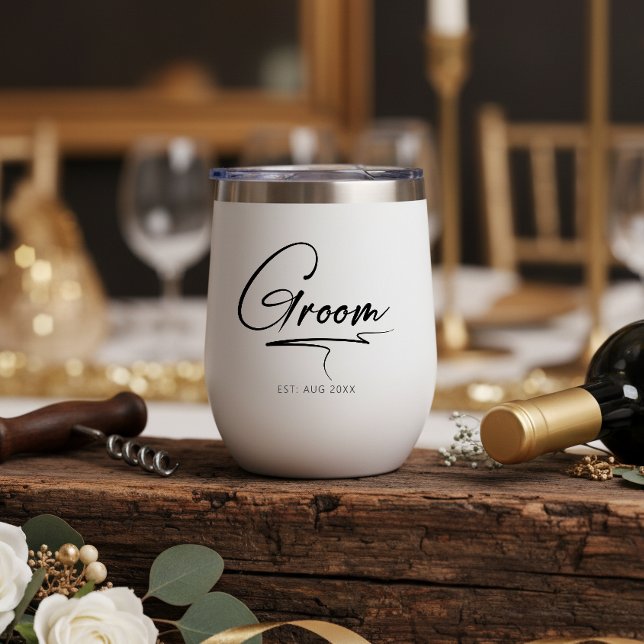 Modern Calligraphy Groom Black ID1025 (Creator Uploaded)