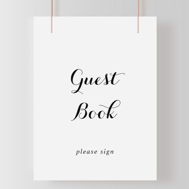 Modern Calligraphy Guest Book Sign (Creator Uploaded)