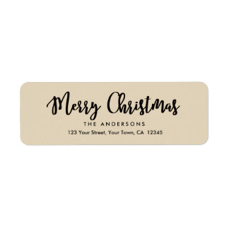 Modern Calligraphy Merry Christmas Script Holiday