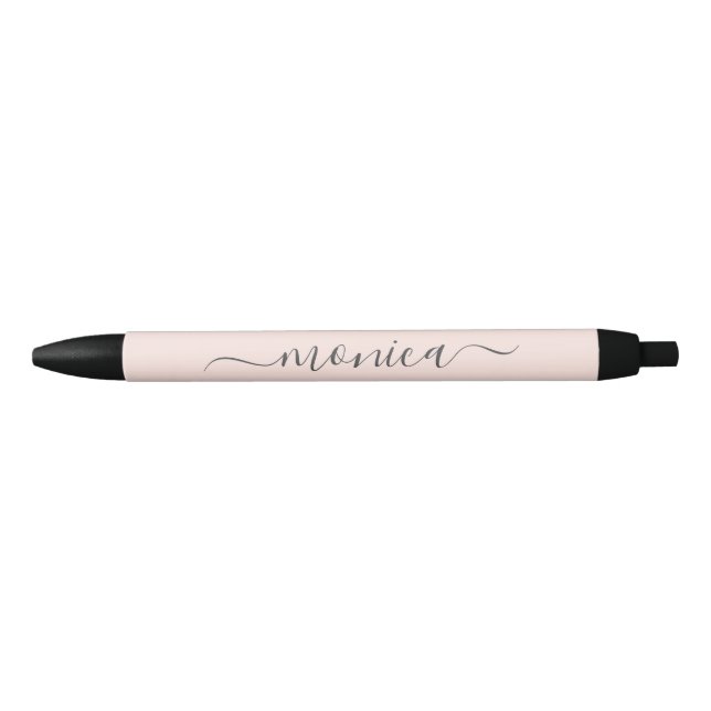Modern Calligraphy Name Black Ink Pen (Front)