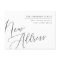 Modern Calligraphy New Address Moving Announcement