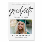 Modern Calligraphy Photo Graduation Banner