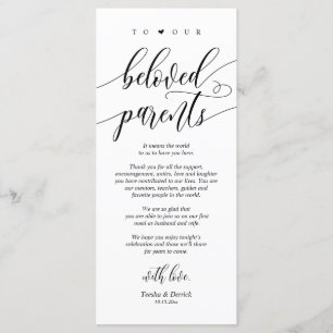Modern Calligraphy, Place Setting Thank You Cards