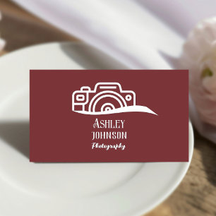 Modern Calligraphy Professional Photography Business Card