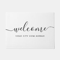 Modern Calligraphy Script Property Welcome