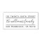 Modern Calligraphy Self-Inking Return Address