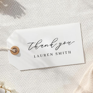 Modern Calligraphy Small Business Thank You Self-inking Stamp
