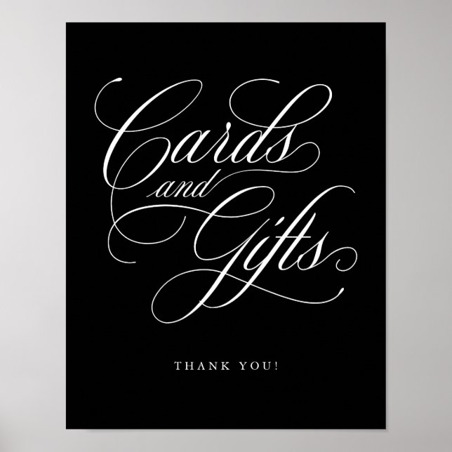 Modern calligraphy timeless  cards and gifts Sign (Front)
