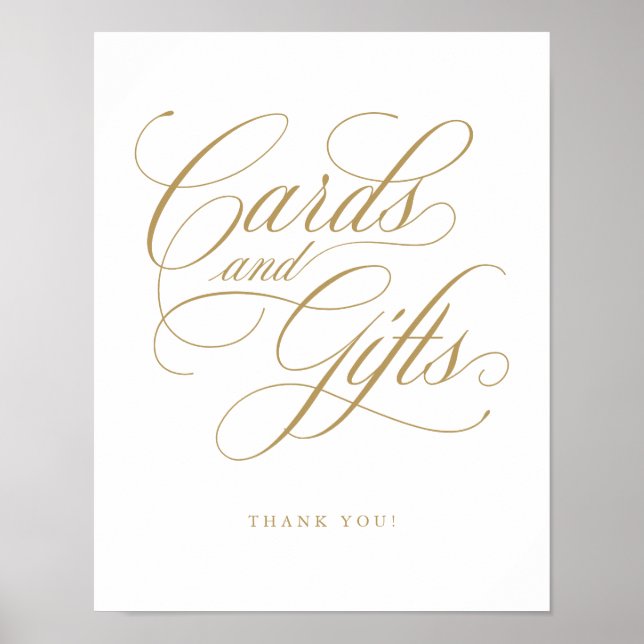 Modern calligraphy timeless  cards and gifts Sign (Front)