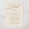 Modern calligraphy timeless gold and white wedding