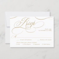 Modern calligraphy timeless gold and white wedding