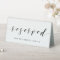 Modern Calligraphy Wedding Reserved