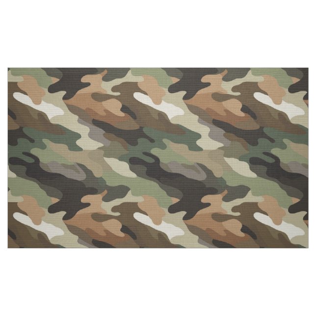 Modern Camouflage Pattern Stylish Fabric Design (Fat Quarter)
