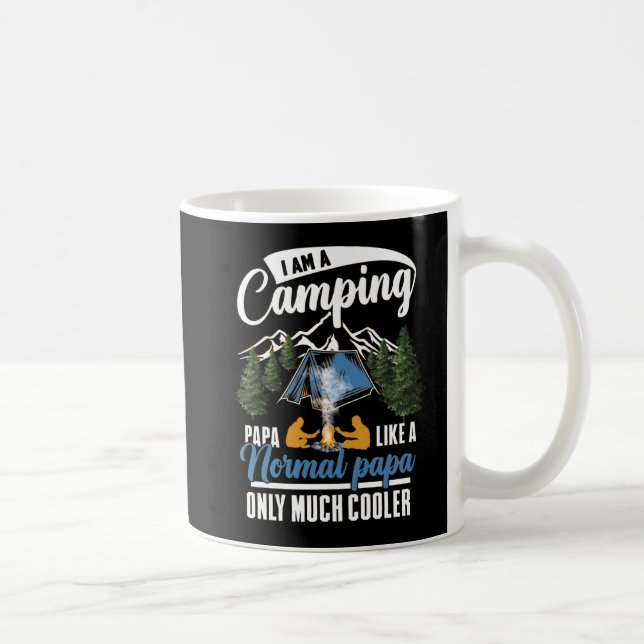 Modern Camping Papa Coffee Mug (Right)
