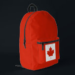 Modern CANADA canadian Flag Country Souvenir  Printed Backpack<br><div class="desc">Modern CANADA canadian Flag Country Souvenir </div>