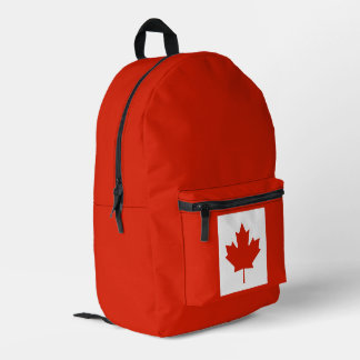 Modern CANADA canadian Flag Country Souvenir  Printed Backpack