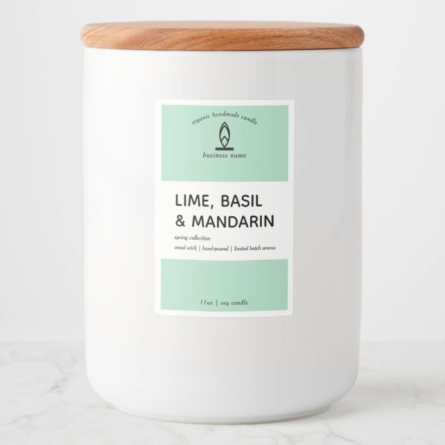 Modern Candle Label (Front)