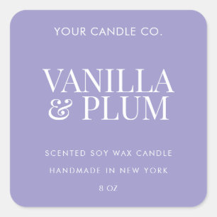 Modern Candle Label