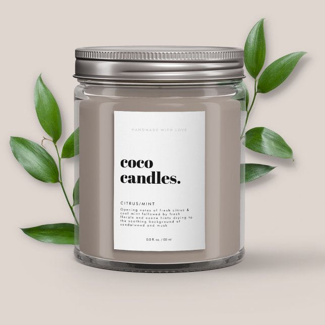 Modern Candle Label (Creator Uploaded)