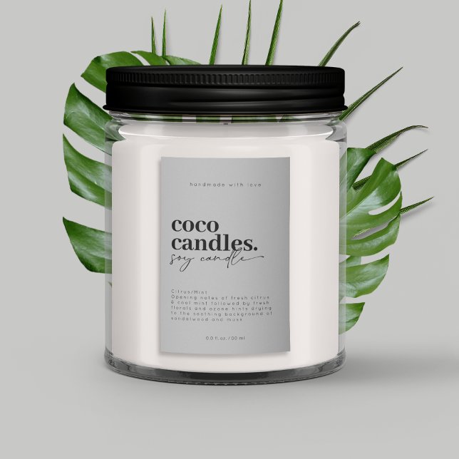 Modern Candle Label (Creator Uploaded)