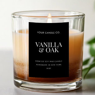 Modern Candle Label