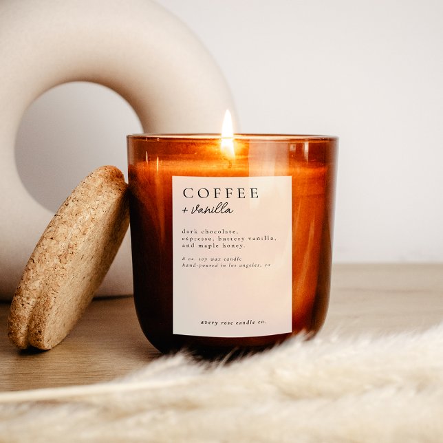 Modern Candle Or  Food Label (Creator Uploaded)