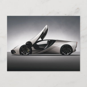 modern car 07 postcard