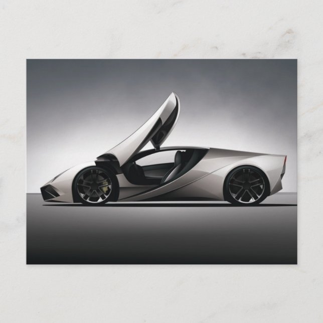 modern car 07 postcard (Front)