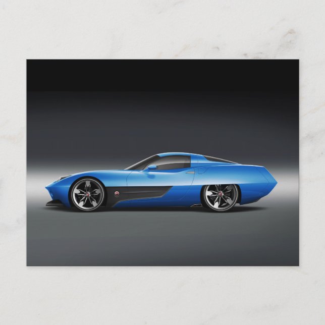 Modern car 27 postcard (Front)