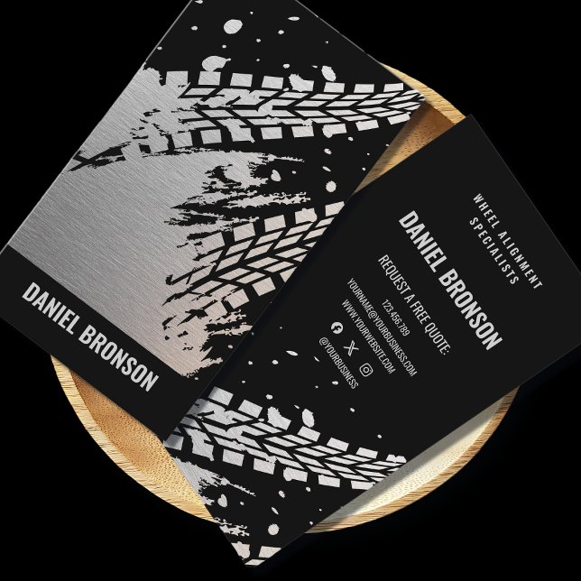 Modern Car Auto Mechanic Repair Service  Business Card (Creator Uploaded)